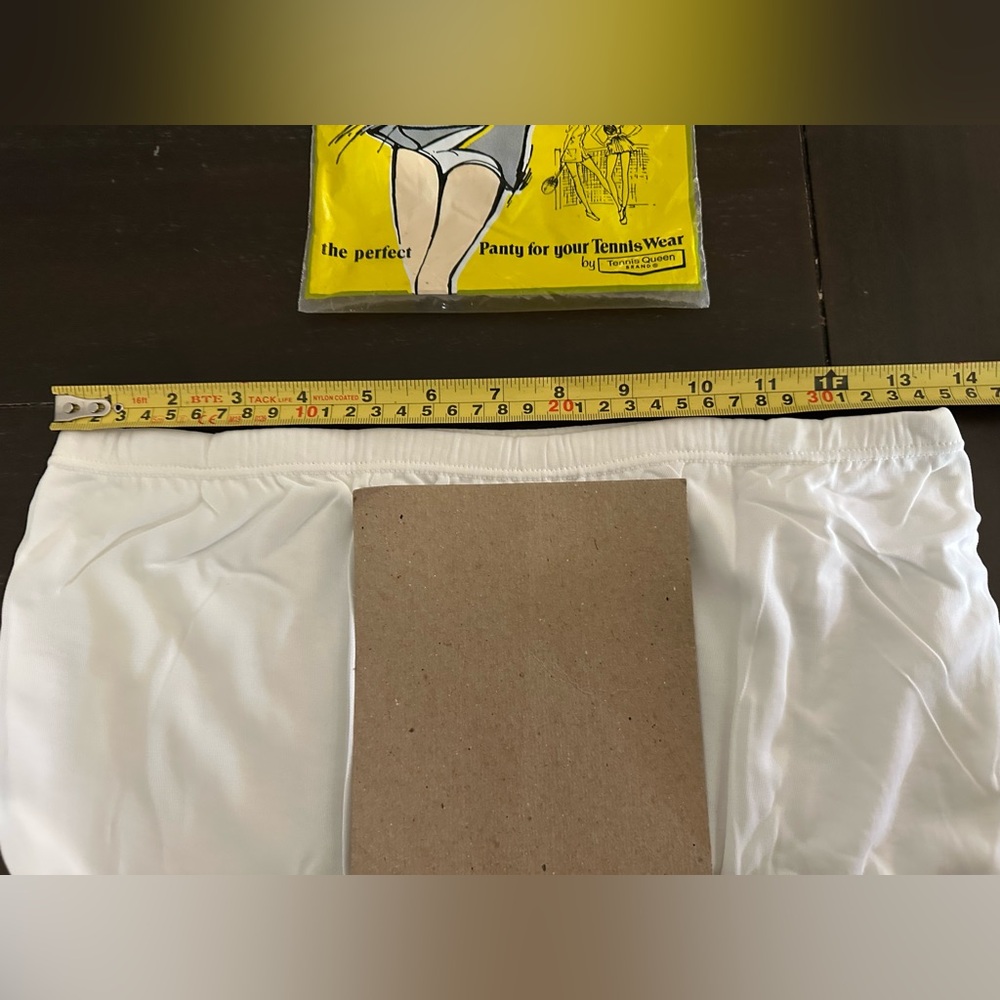 1970’s Tennis Panty - White - Large NWT - Picture 5 of 7